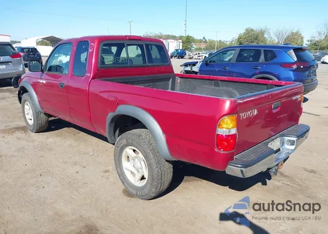 2004 Toyota Tacoma z USA, uszkodzony, nr VIN 5TEWM72N24Z325383